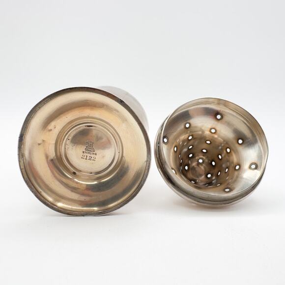 P.H. Locklin & Sons Sterling Silver Sugar Shaker Muffineer Traditional Antique - Picture 6 of 13